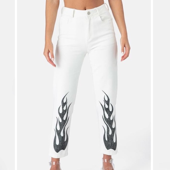 adika Pants - Adika flame mom jean